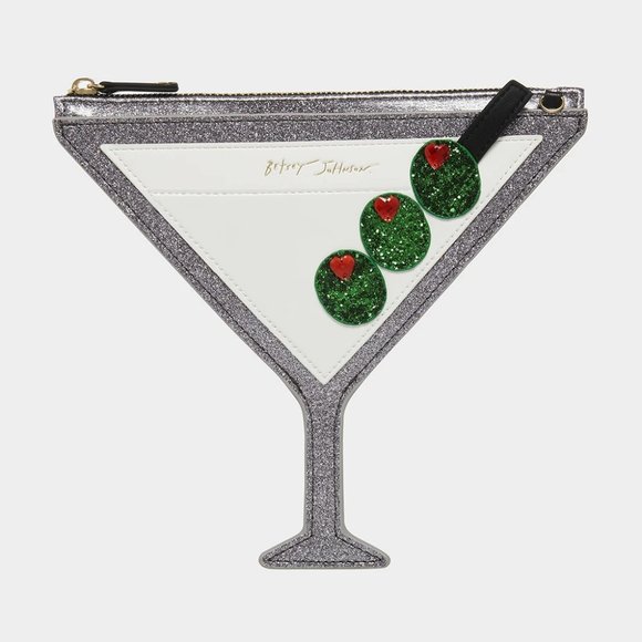 Betsey Johnson Kitsch Dirty Gurl Crossbody Bag Martini BJ32660M NEW SEALED - Picture 4 of 15